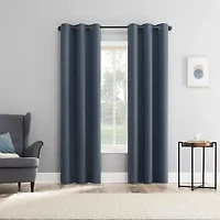 Sun Zero Arbor Print Grommet Top Blackout Set of 4 Curtain Panel