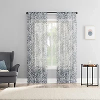 Sun Zero Arbor Print Grommet Top Blackout Set of 4 Curtain Panel