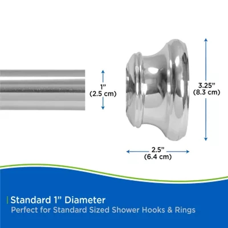 Kenney Adjustable Shower Curtain Rod