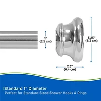 Kenney Adjustable Shower Curtain Rod
