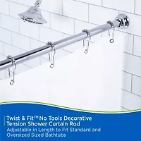 Kenney Adjustable Shower Curtain Rod