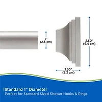 Kenney Adjustable Shower Curtain Rod