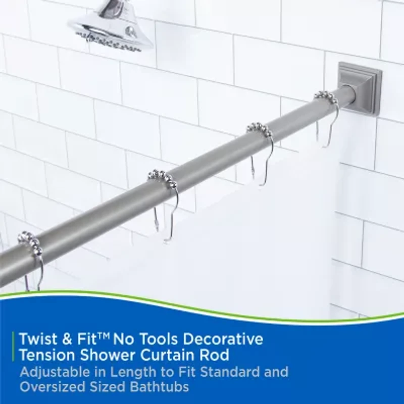Kenney Adjustable Shower Curtain Rod