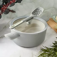 BergHOFF Balance Ceramic 4.6-qt. Stockpot with Glass Lid