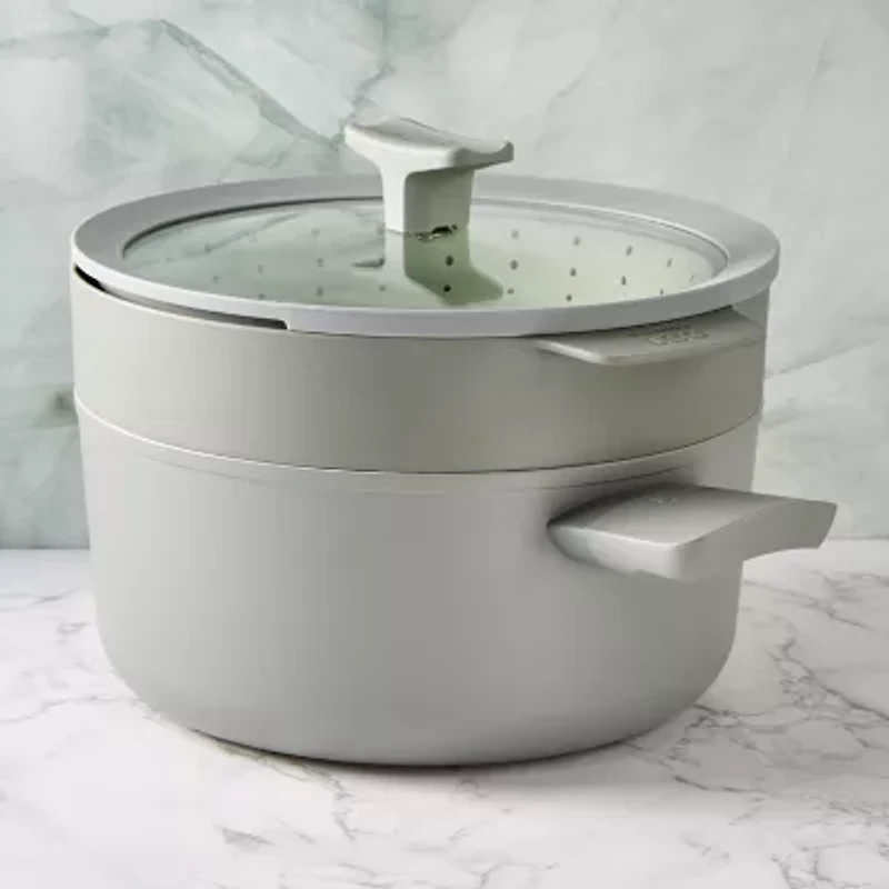 BergHOFF Balance Ceramic 4.6-qt. Stockpot with Glass Lid