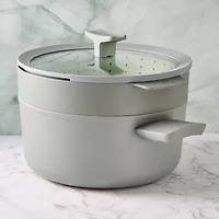 BergHOFF Balance Ceramic 4.6-qt. Stockpot with Glass Lid