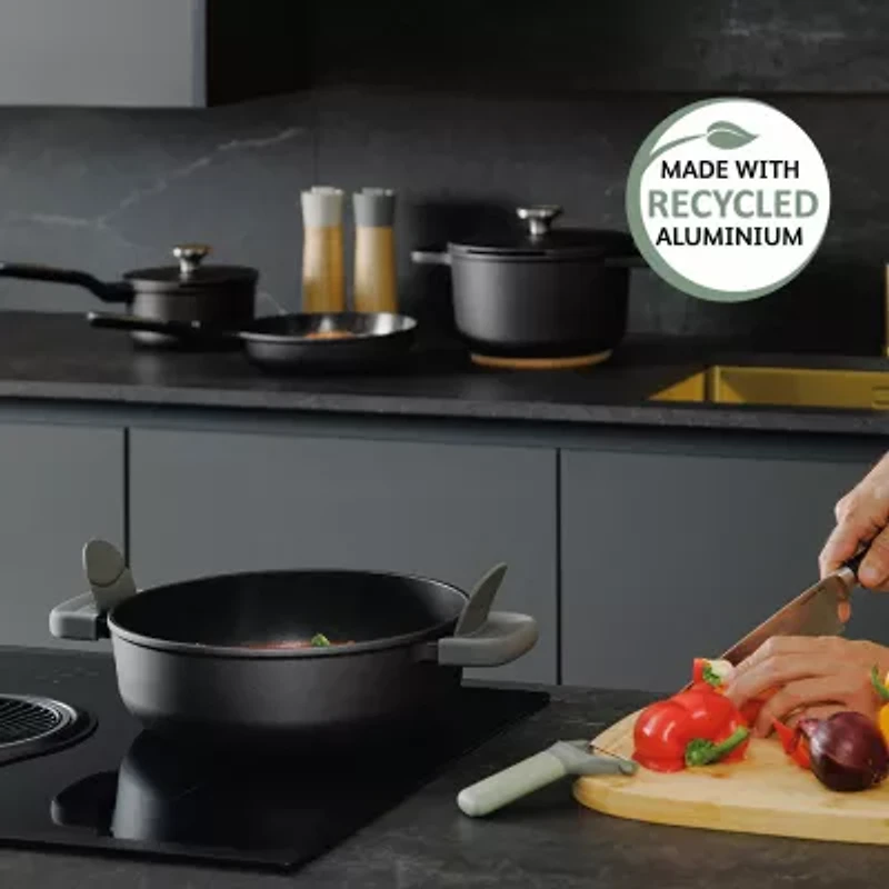 BergHOFF Leo Phantom Ceramic Non-Stick 5-qt. Saute Pan