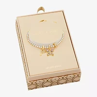 Sparkle Allure Charm Womens Multi Color Cubic Zirconia 14K Gold Over Brass Butterfly 8 1/2 Inch Tennis Bracelet