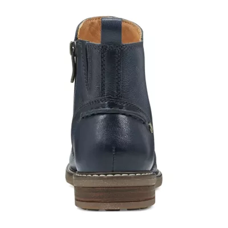 Easy Spirit Womens Juna Stacked Heel Booties