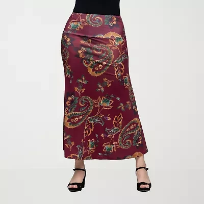 24seven Comfort Apparel Womens Maxi Skirt