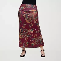 24seven Comfort Apparel Womens Maxi Skirt