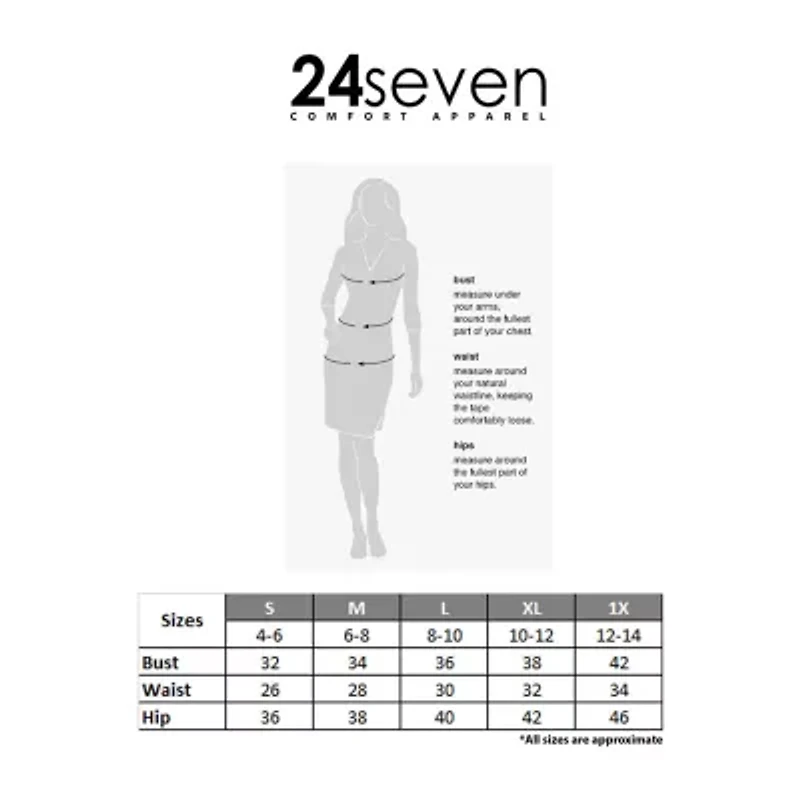 24seven Comfort Apparel Womens Maxi Skirt
