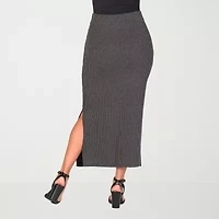 24seven Comfort Apparel Womens Maxi Skirt