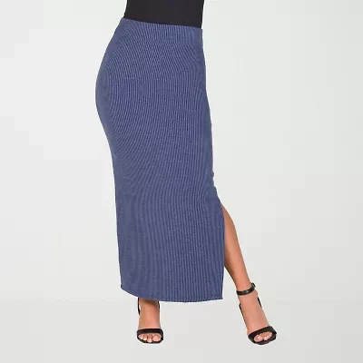 24seven Comfort Apparel Womens Maxi Skirt