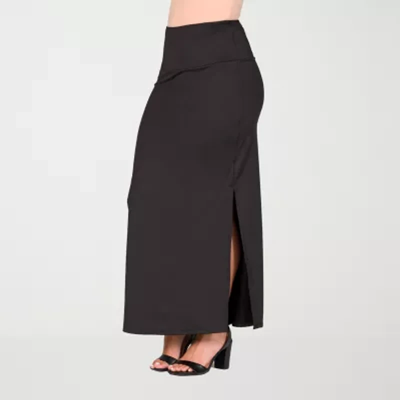24seven Comfort Apparel Womens Maxi Skirt