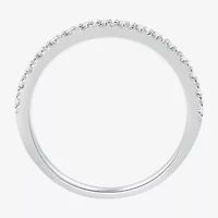 I Said Yes (G / Si1-Si2) Womens 1 1/2 CT. T.W. Lab Grown White Diamond Sterling Silver Cushion Side Stone Halo Bridal Set