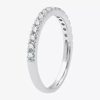 I Said Yes (G / Si1-Si2) Womens 1 1/2 CT. T.W. Lab Grown White Diamond Sterling Silver Cushion Side Stone Halo Bridal Set