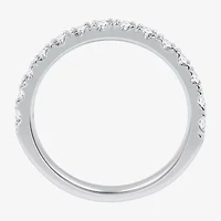 Signature By Modern Bride (G / Si1-Si2) Womens 5 CT. T.W. Lab Grown White Diamond 14K Gold Oval Side Stone Halo Bridal Set