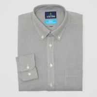 Stafford Big and Tall Coolmax All Season Oxford Mens Regular Fit Stretch Fabric Wrinkle Free Long Sleeve Dress Shirt