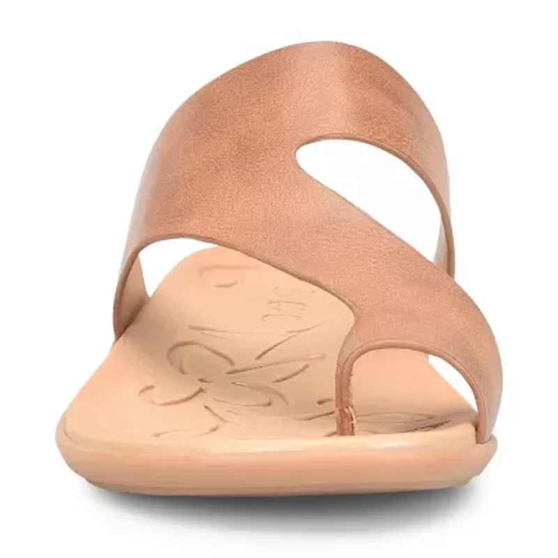 BOC by Born Womens Hazy Toe Ring Strap Flat Sandals