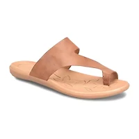 BOC by Born Womens Hazy Toe Ring Strap Flat Sandals