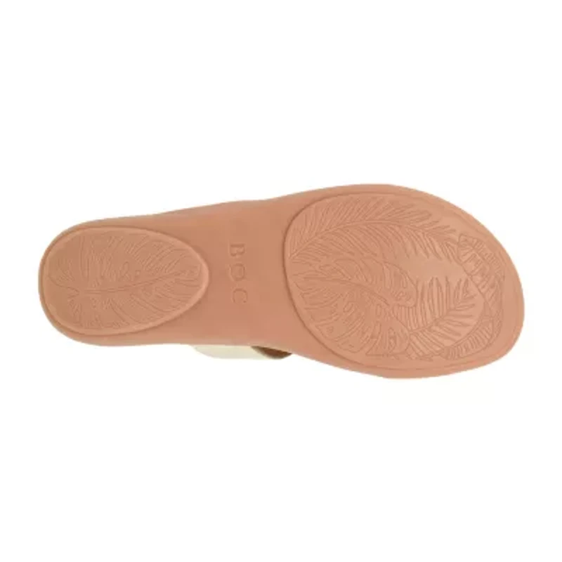 BOC by Born Womens Toe Ring Strap Flat Sandals