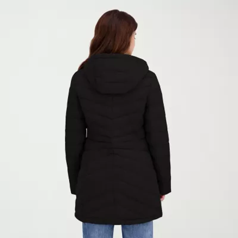 Hfx Womens Water Resistant Midweight Puffer Jacket