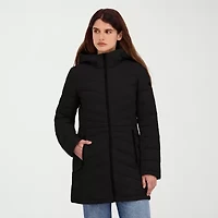 Hfx Womens Water Resistant Midweight Puffer Jacket