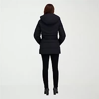 Hfx Womens Faux Fur Water Resistant Heavyweight Puffer Jacket