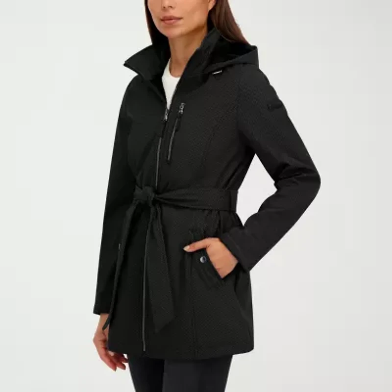 Hfx Womens Faux Fur Water Resistant Midweight Softshell Jacket