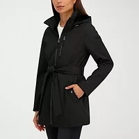 Hfx Womens Faux Fur Water Resistant Midweight Softshell Jacket