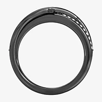 Enchanted Disney Fine Jewelry I, I2 Womens 1/4 CT. T.W. Lab Grown White Diamond Sterling Silver Round Maleficent Crossover Cocktail Ring