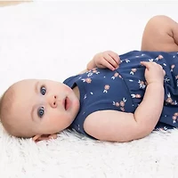 The Peanutshell Baby Girls Sleeveless Floral 2-pc. Romper