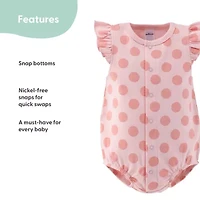 The Peanutshell Baby Girls Sleeveless Floral 2-pc. Romper