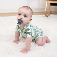 The Peanutshell Baby Boys Short Sleeve Striped 2-pc. Romper