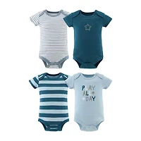 The Peanutshell Baby Girls 4-pc. Bodysuit Set