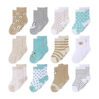 The Peanutshell Baby Unisex 12 Pair Crew Socks