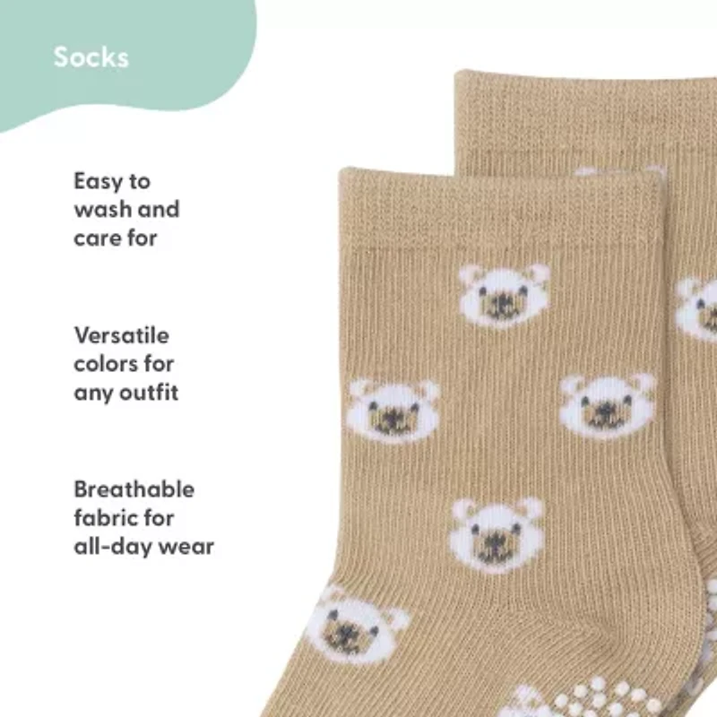 The Peanutshell Baby Unisex 12 Pair Crew Socks