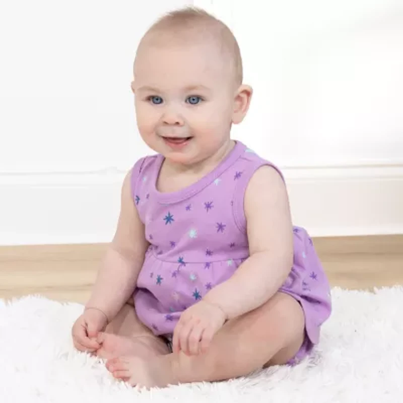 The Peanutshell Baby Girls Sleeveless Star 2-pc. Romper