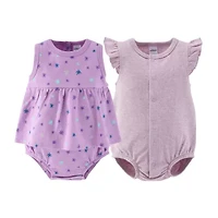 The Peanutshell Baby Girls Sleeveless Star 2-pc. Romper