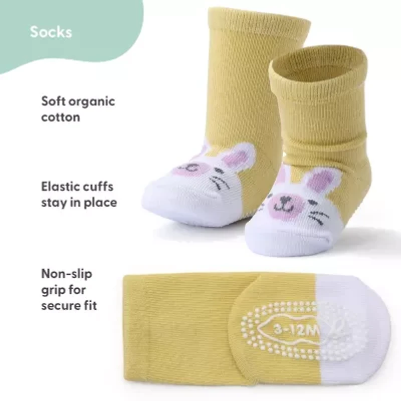 The Peanutshell Baby Girls Crew Socks