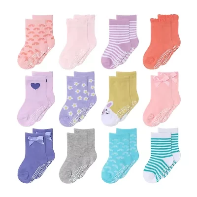 The Peanutshell Baby Girls Crew Socks