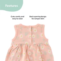 The Peanutshell Baby Girls Floral 2-pc. Romper