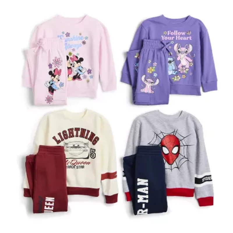 Disney Collection Little & Big Kid Boys 2-pc. Spiderman Pant Set