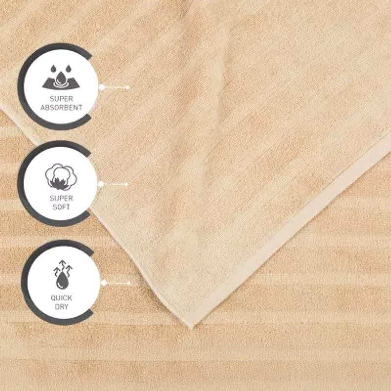 Trident Quick Dry 100% Cotton Soft And Absorbent 4-pc. Bath Towel