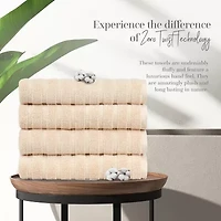 Trident Quick Dry 100% Cotton Soft And Absorbent 4-pc. Bath Towel