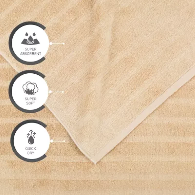 Trident Quick Dry 100% Cotton Soft And Absorbent 6-pc. Bath Towel Set