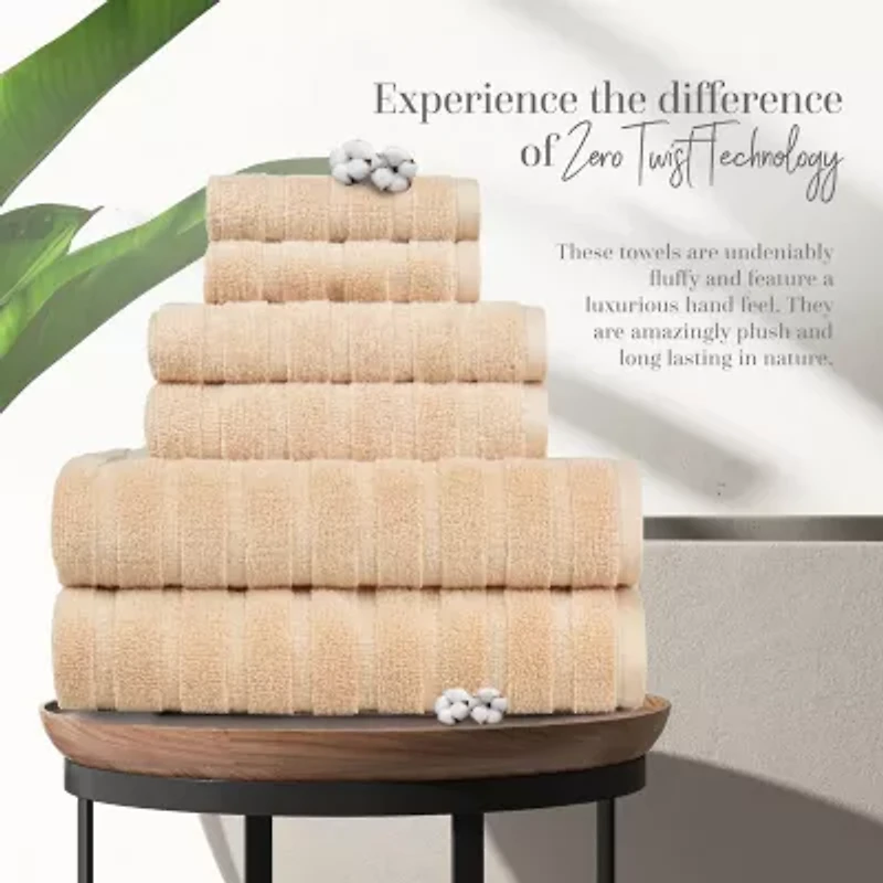 Trident Quick Dry 100% Cotton Soft And Absorbent 6-pc. Bath Towel Set