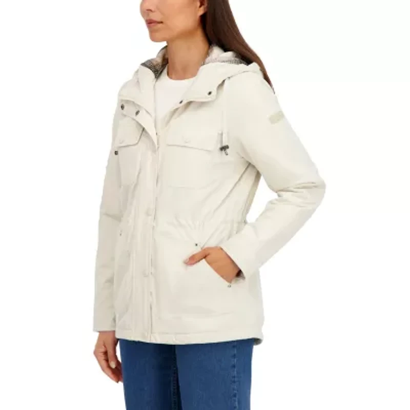 Hfx Womens Water Resistant Midweight Raincoat