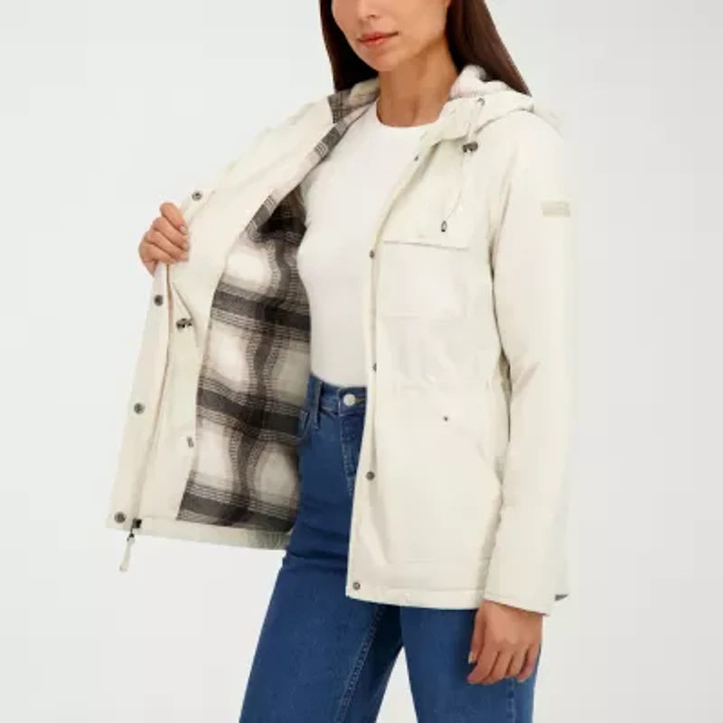 Hfx Womens Water Resistant Midweight Raincoat